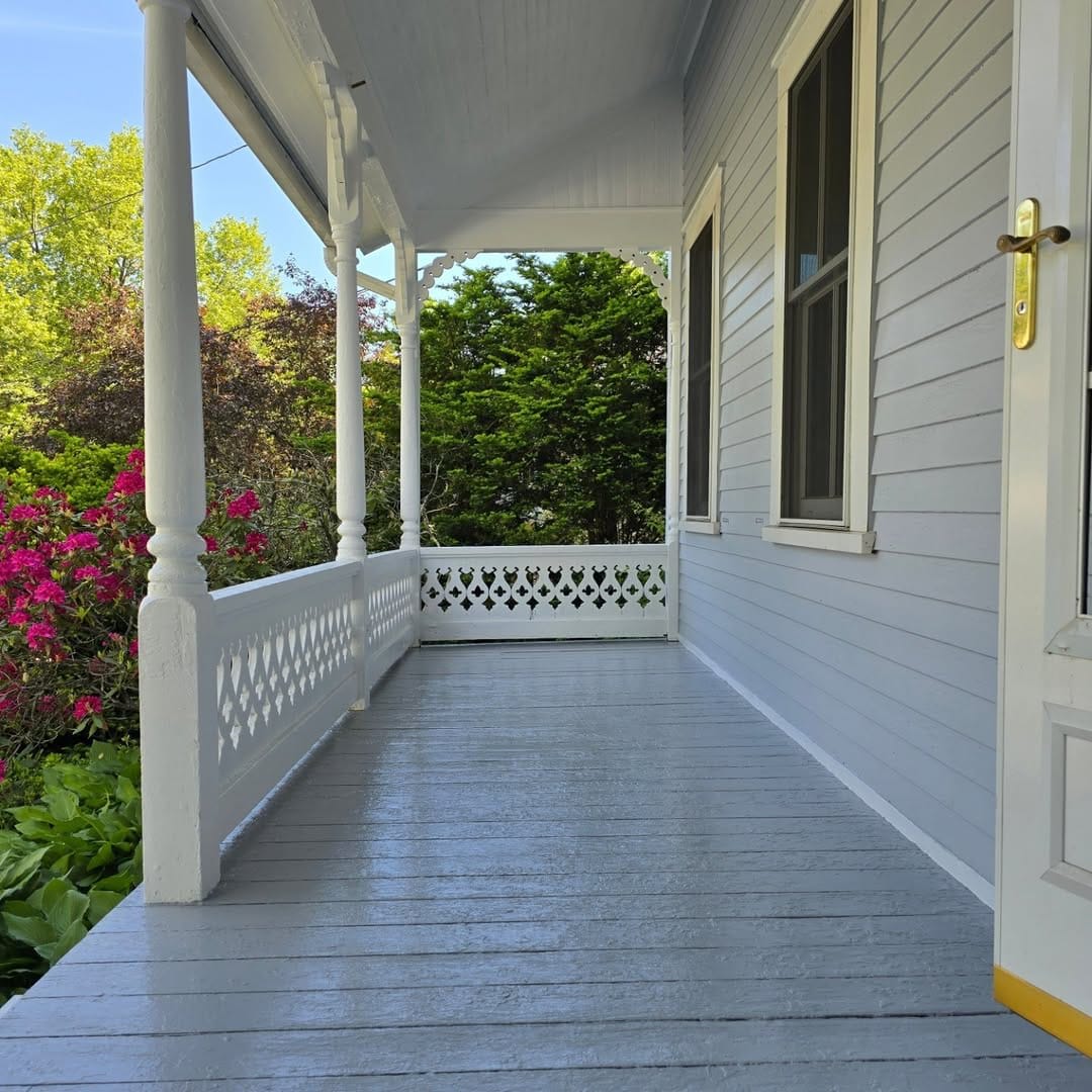 Exterior Restoration: Siding & Porch Refinishing - after