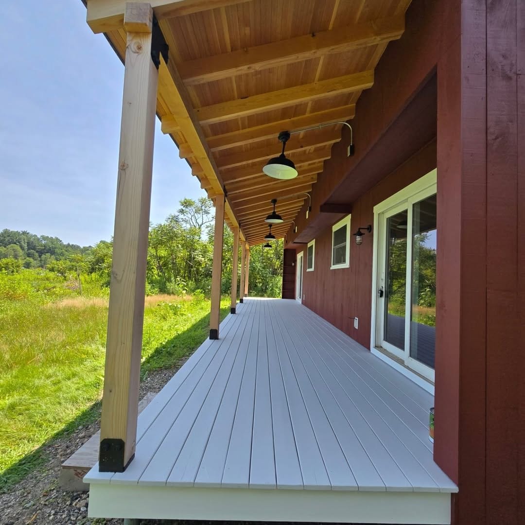 Exterior Wood Staining: Siding & Deck Refinishing - after