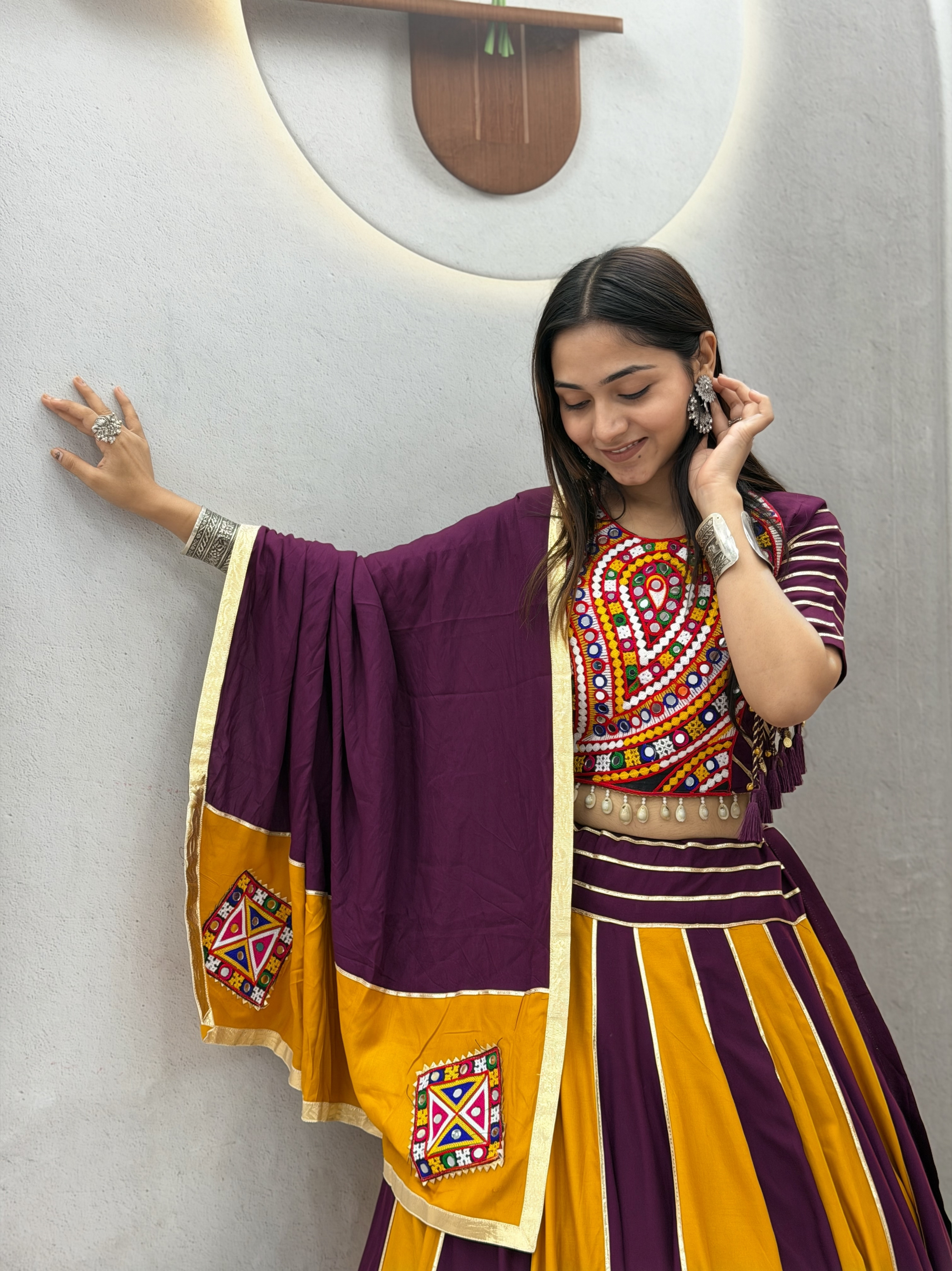 Navratri Pure Cotton Lehenga Choli | Garba Outfit