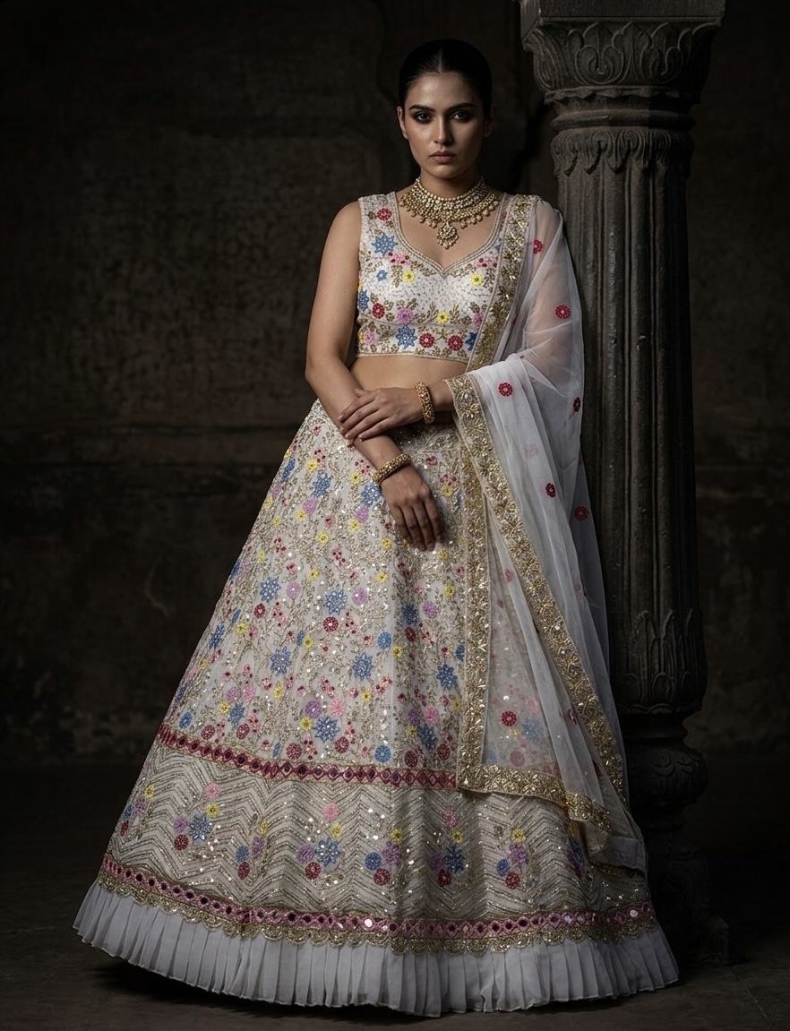 Floral Embroidered Lehenga Choli