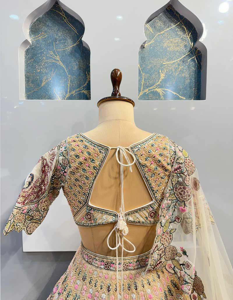 Pastel Multicolor Embroidered Lehenga Set — photo 4