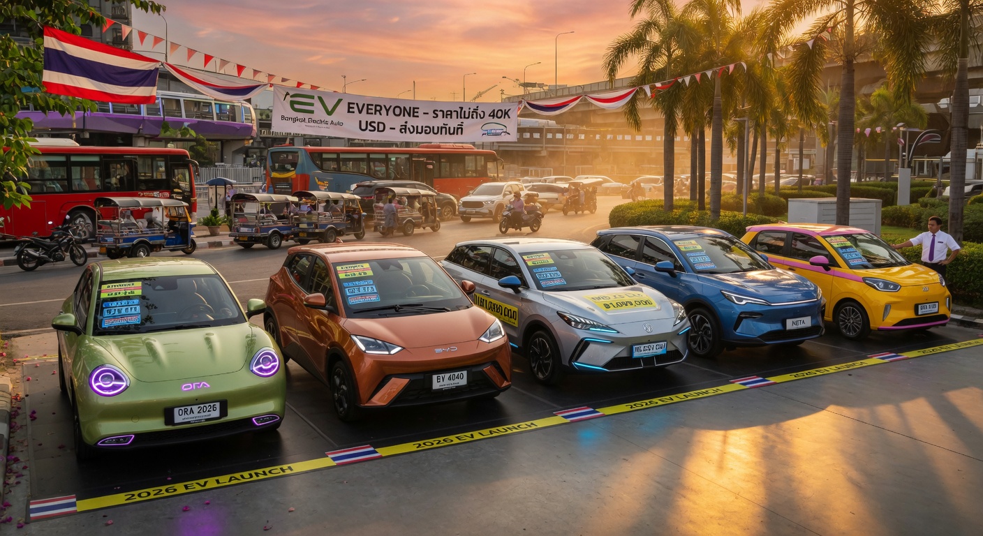 Top 5 Budget-Friendly New EV Cars for 2026 Under $40K