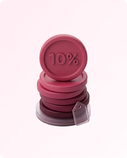 15% commission coins stack
