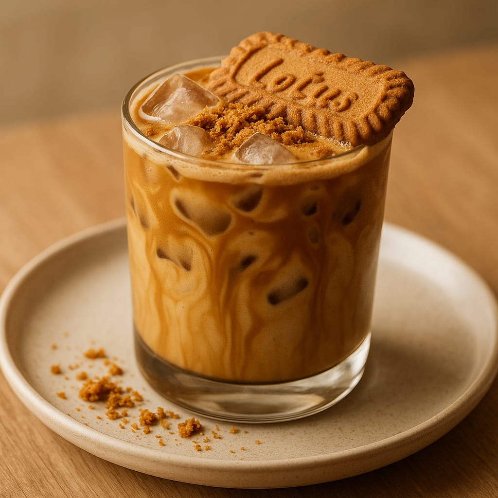 Iced Biscoff Latte