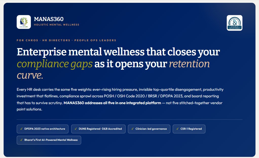 Enterprise mental wellness that closes your compliance gaps as it opens your retention curve.
