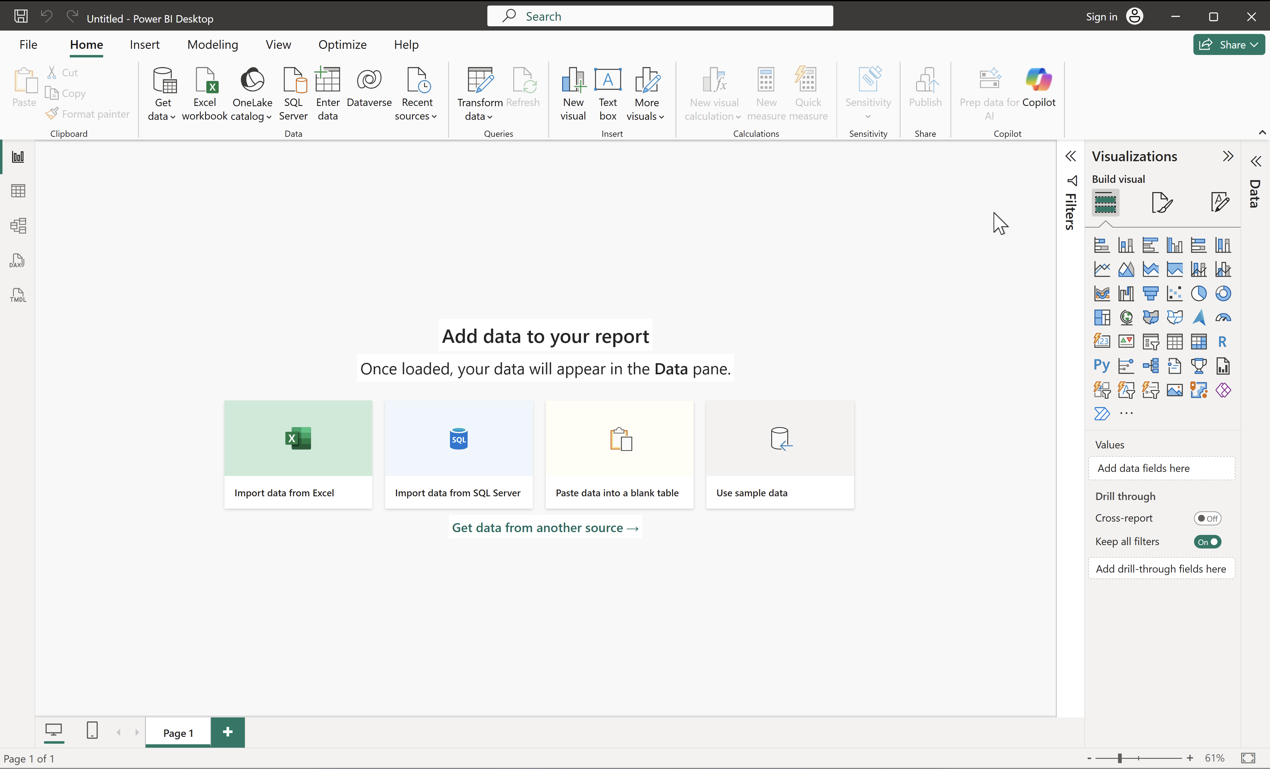 โปรแกรม Power BI Desktop สำหรับการทำ Data Analytics