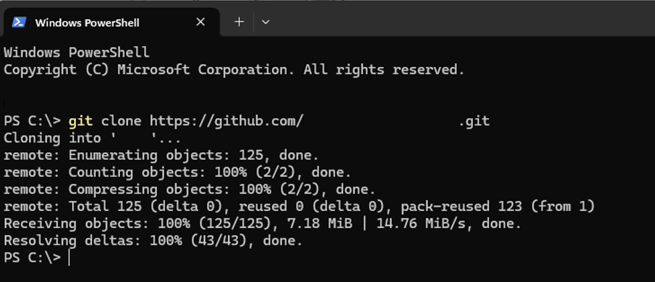 การใช้ git clone คัดลอกโปรเจกต์บน GitHub ลงบนเครื่อง