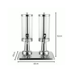 SS Juice Dispenser - Double 3L + 3L — view 2
