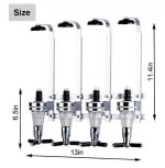 Wall Mounted 4 in 1 Liquid Dispenser — view 2