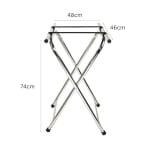 Foldable SS Tray Jack - Silver — view 2