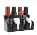 ABS Fibre 8 Slot Cup Holder - Black — view 3