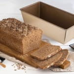 Rectangle Premium Teflon Coated Golden Brown Bread Mould — view 4
