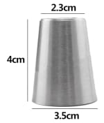 SS Russian Nozzle 12pc with Silicon Piping Bag — view 2