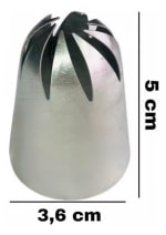 SS Balloon Nozzle 4pc with Decorater + Brush + Silicon Piping Bag - YG34 — view 3