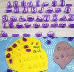 Plastic Cookie Cutter 40pp (A-Z, 0-9 & 4 Flower Designs) — view 7