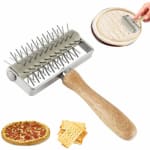 Wooden Handle SS Pizza Docker — view 3
