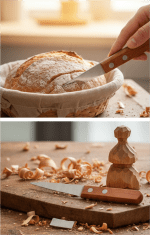 Wooden Handle Kitchen Carving Knife 237 — view 4