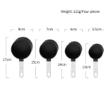 SS Handle Plastic Measuring Cup 4PP — view 2