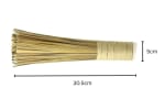 Regular Wooden Chinese Broom with Wooden Handle — view 2