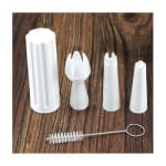 Spares for Cream Whipper - 5pc Accessories Set (3 Nozzles + 1 Cap + 1 Brush) — view 4