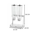 SS Cereal Dispenser - Double 4L + 4L — view 2