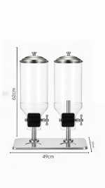 SS Cereal Dispenser - Double 9L + 9L — view 2