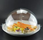 PC Transparent Round Roll Top Lid - 40cm — view 4