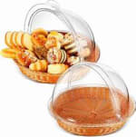 PC Transparent Round Roll Top Lid - 40cm — view 5