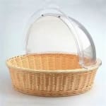 PC Transparent Round Roll Top Lid - 40cm — view 8