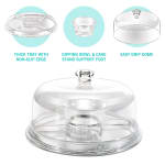 PC Transparent Round Multifunctional Cake Box — view 5