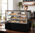 Electric Cold Showcase Black Straight Model 90cm - Small — view 3