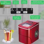 Electric MS Red Body Ice Cube Maker - 5kg/day — view 7