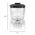 Spares for Electric 2L Commercial Blender - 700ml Jar Set — view 2