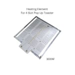 Spares for Electric Commercial 4 Slice Heavy Pop-Up Toaster - Heating Element/Coil 300W — view 3