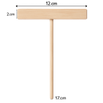 Spares for Crepe/Dosa Maker - Wooden Bamboo Batter/Crepe Spreader — view 2