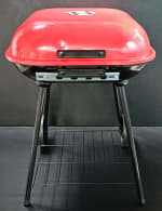 MS Red Top Square Barbeque Grill with Stand & Wheels (45x62cm) — view 10
