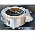 Veratti Full SS Premium Induction - 311(C06) | 3500W | Round |Wok Base | Touchscreen + Knob Model — view 2