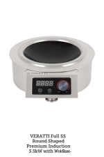 Veratti Full SS Premium Induction - 311(C06) | 3500W | Round |Wok Base | Touchscreen + Knob Model — view 7