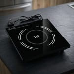Veratti Full Black Body Induction - 300(C06) | 2500W | Square | Flat Base | Removable Adapter & Touchscreen + Knob Model — view 7