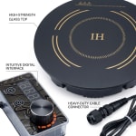 Veratti Full Black Body Induction - 288(C06) | 2500W | Round | Flat Base | Removable Adapter & Touchscreen + Knob Model — view 5