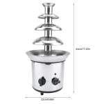 Electric SS Body Chocolate Fountain 4 Layers 45cm — view 2