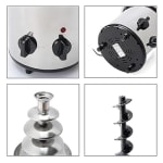 Electric SS Body Chocolate Fountain 4 Layers 45cm — view 5