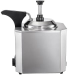 Electric SS Choco/Cheese Warmer with Pump Dispenser - Super Heavy — view 9