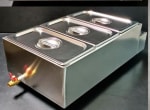Electric Bain Marie without Glass - 3 Compartments (3 GN Pans of 1/3 150mm ~ 5.5L/Pan) — view 10