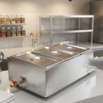 Electric Bain Marie without Glass - 3 Compartments (3 GN Pans of 1/3 150mm ~ 5.5L/Pan) — view 5