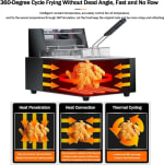 Electric Deep Fryer 8L - Black Body — view 4