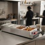 Electric Bain Marie without Glass - 4 Compartments Straight Model (4 GN Pans of 1/2 150mm ~ 8.5L/Pan) — view 2