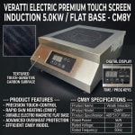 Veratti Full SS Premium Induction - CM8Y | 5000W | Square | Flat Base | Touchscreen Model — view 4