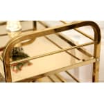 Golden Premium Rectangle 3 Layer Service Trolley — view 4