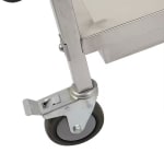 SS Rectangle 3 Layer Service Trolley with Extra Depth Trays — view 5